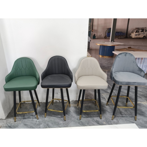 勝芳吧椅批發 酒吧臺椅子 復古美式吧椅 高腳椅凳 KTV前臺椅 高腳椅 吧臺凳 理發椅 靠背酒吧椅 升降椅 金奧福家具