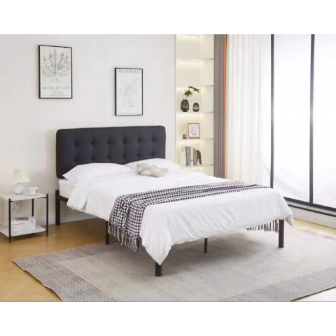 勝芳床鋪批發D-8歐式床 鐵床 鐵藝床 雙人床 折疊雙人床 鐵藝雙人床 雙人板床 金屬床 臥室家具 歐博瑞家具