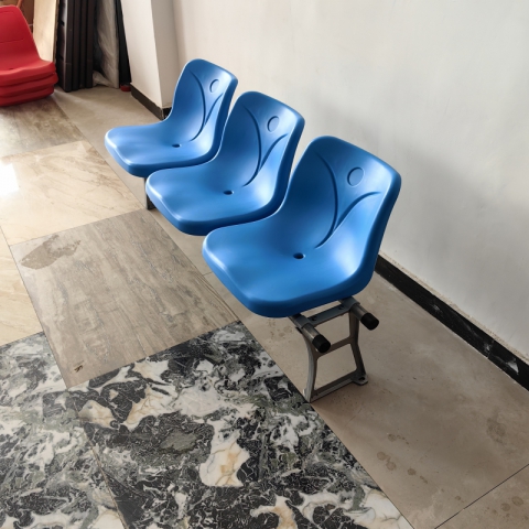 【嘉琪家具】廠家直供室內室外中空吹塑椅面 中空吹塑看臺椅 體育場座椅 籃球場座椅 足球場座椅 游泳館座椅 排球場座椅