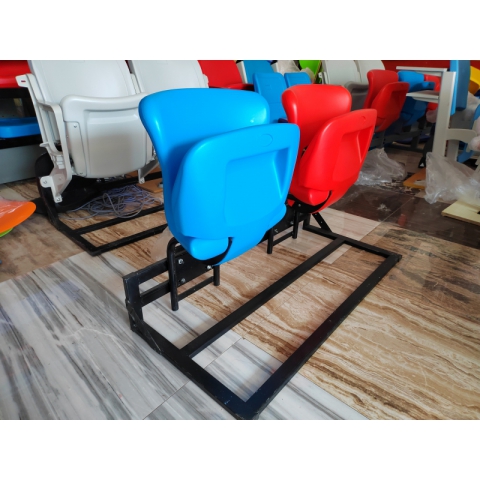 【嘉琪家具】廠家直供室內室外中空吹塑椅面 中空吹塑看臺椅 體育場座椅 籃球場座椅 足球場座椅 游泳館座椅 排球場座椅