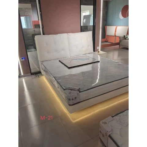 勝芳床鋪批發 軟床 公寓床  簡約床 北歐輕奢軟包床 出租房 雙人床 臥室家具 小戶型家具 公寓家具  澤宇家具