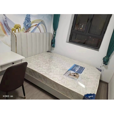 勝芳床鋪批發 軟床 公寓床  簡約床 北歐輕奢軟包床 出租房 雙人床 臥室家具 小戶型家具 公寓家具  澤宇家具