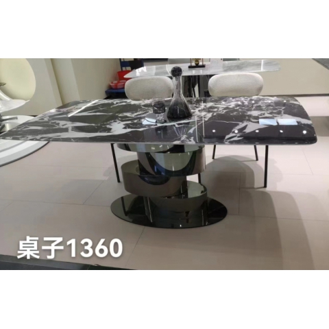 勝芳餐桌批發 桌子 餐臺 餐桌 時尚餐桌 輕奢餐桌 小戶型餐桌 巖板桌 餐廳家具 殿興家具