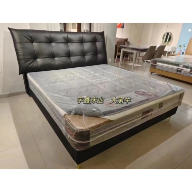 勝芳床鋪批發 雙人床 軟床 現代簡約軟床 北歐輕奢軟床 臥室家具 小戶型家具 高檔床 高端床 冠榮家具