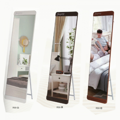 勝芳穿衣鏡批發 鋁合金穿衣鏡 全身鏡 試衣鏡 落地鏡 服裝店鏡子 臥室長鏡子 全身鏡 簡約鏡子 立體鏡子 移動鏡子  榮鑫家具