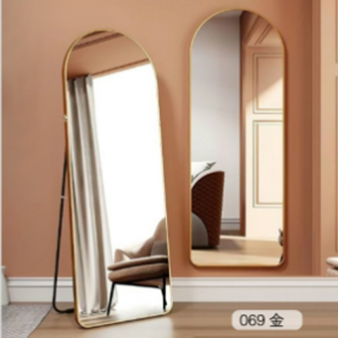 勝芳穿衣鏡批發 鋁合金穿衣鏡 全身鏡 試衣鏡 落地鏡 服裝店鏡子 臥室長鏡子 全身鏡 簡約鏡子 立體鏡子 移動鏡子  榮鑫家具