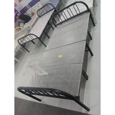 勝芳床鋪批發 折疊床 單人床 雙人床 高低床 午休床 行軍床 簡易床 鐵質板床 板床批發軍龍家具