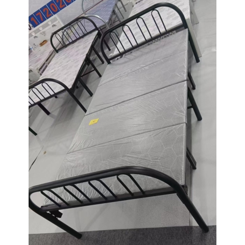 勝芳床鋪批發 折疊床 單人床 雙人床 高低床 午休床 行軍床 簡易床 鐵質板床 板床批發軍龍家具