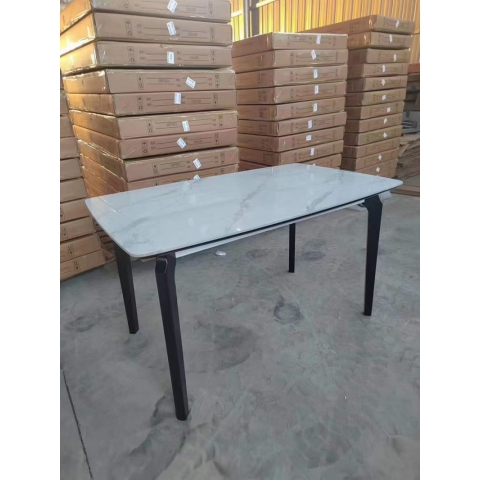 勝芳餐桌 玻璃餐桌 玻璃餐臺 小戶型餐桌 鋼化玻璃餐桌 熱彎玻璃餐桌 時尚簡約 餐廳家具 餐廚家具批發 尚正家具