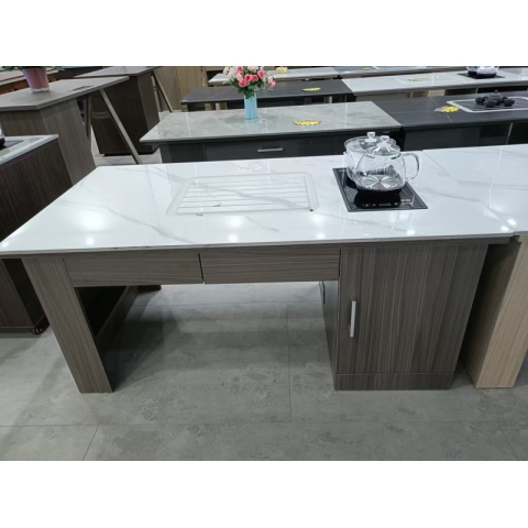 勝芳辦公桌批發 寫字臺 三連鎖1米1.2米1.4米 電腦臺 電腦臺式桌 家用桌子 帶抽屜辦公桌 書房桌子 臥室書桌簡約學習桌 一體寫字桌 簡易辦公桌 滕之達家具