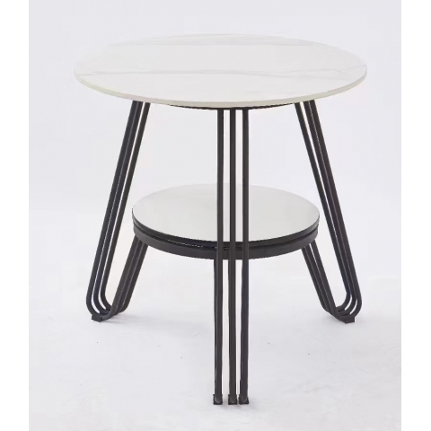 勝芳邊幾批發促銷直銷 意式輕奢角幾 沙發邊桌創意巖板邊幾 陽臺小圓桌 休閑簡約茶幾 床邊柜 咖啡臺 洽談桌 瑾昊家具