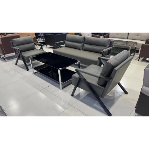 勝芳沙發批發 辦公沙發 商務沙發休閑沙發沙發茶幾組合 宏運家具