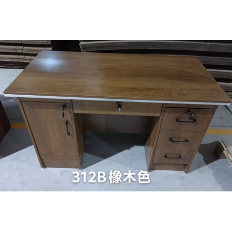 勝芳辦公桌批發 寫字臺 三連鎖1米1.2米1.4米 電腦臺 電腦臺式桌 家用桌子 帶抽屜辦公桌 書房桌子 臥室書桌簡約學習桌 一體寫字桌 簡易辦公桌 滕之達家具