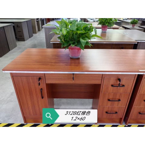 勝芳辦公桌批發 寫字臺 三連鎖1米1.2米1.4米 電腦臺 電腦臺式桌 家用桌子 帶抽屜辦公桌 書房桌子 臥室書桌簡約學習桌 一體寫字桌 簡易辦公桌 滕之達家具