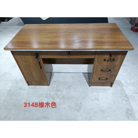 勝芳辦公桌批發 寫字臺 三連鎖1米1.2米1.4米 電腦臺 電腦臺式桌 家用桌子 帶抽屜辦公桌 書房桌子 臥室書桌簡約學習桌 一體寫字桌 簡易辦公桌 滕之達家具