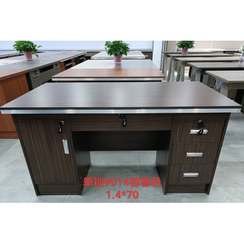 勝芳辦公桌批發 寫字臺 三連鎖1米1.2米1.4米 電腦臺 電腦臺式桌 家用桌子 帶抽屜辦公桌 書房桌子 臥室書桌簡約學習桌 一體寫字桌 簡易辦公桌 滕之達家具