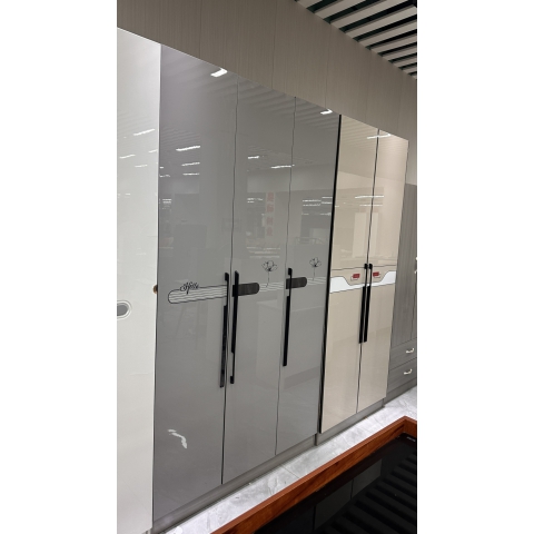 勝芳家具批發衣柜 高光板衣柜 木質衣柜 兩開門衣柜 板式衣柜 時尚衣柜 現代簡約衣柜 臥室家具永興家具