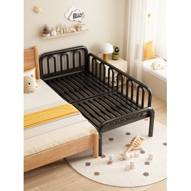 勝芳床鋪批發 輔導班午托床 鐵藝床 兒童拼接床 嬰兒床 邊加寬床護欄 可升降兒童床 單人床 加寬拼接床 寶用家具