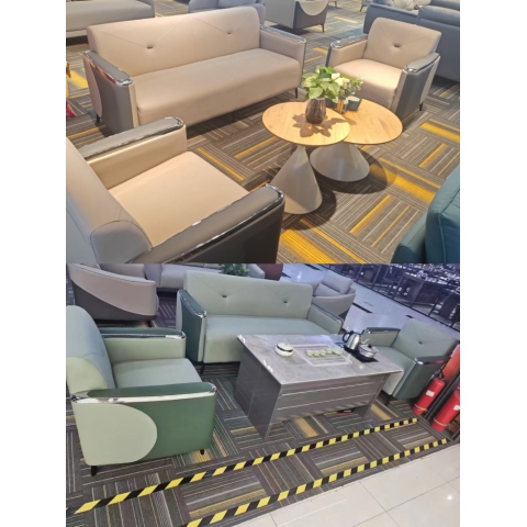 勝芳沙發批發商務辦公沙發休閑沙發沙發三件套 客廳沙發皮革沙發沙發組合會客接待室沙發經理室沙發三人位沙發雙人位沙發單人位沙發 宜美家具