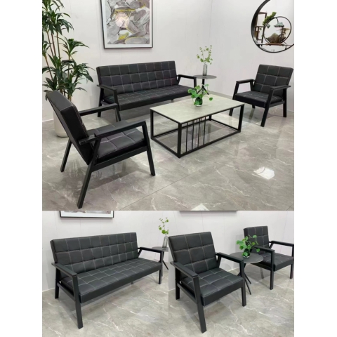 勝芳沙發批發商務辦公沙發休閑沙發沙發三件套 客廳沙發皮革沙發沙發組合會客接待室沙發經理室沙發三人位沙發雙人位沙發單人位沙發 宜美家具