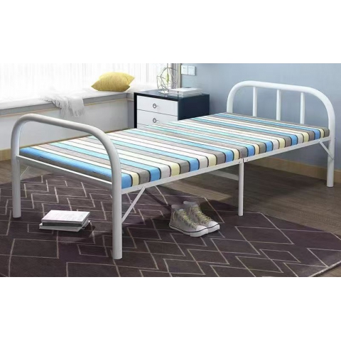 勝芳床鋪批發 折疊床 單人床 雙人床 高低床 午休床 行軍床 簡易床 鐵質板床 板床批發 長青家具