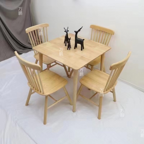 勝芳家具批發 實木餐桌椅批發   快餐桌椅  牛角椅k字桌 批發  餐桌椅組合  餐桌  餐椅  萬鵬家具