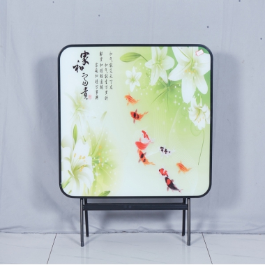 勝芳折疊桌批發 3D玻璃面飯桌 餐桌 家用簡易圓桌 輕奢圓桌 輕奢方桌 吃飯桌 戶外便攜擺攤折疊桌 租房小戶型方桌子 玻璃桌 玉振家具