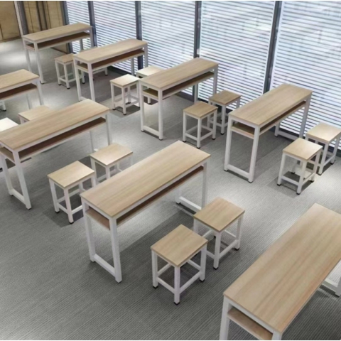 勝芳辦公桌批發 折疊培訓桌 組合辦公桌 長條形 雙人位 長條桌 雙人課桌 教育機構輔導班學習桌 桌子 速達家具