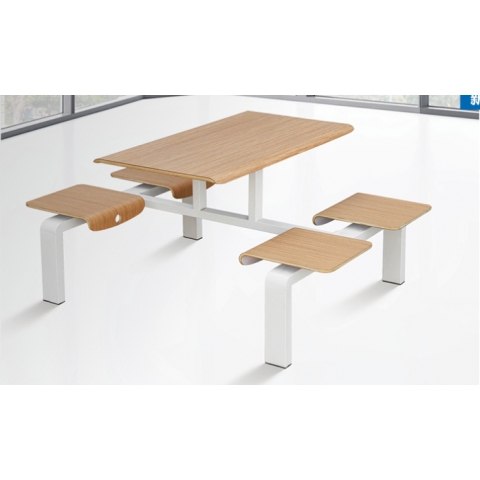 勝芳連體餐桌批發 新型工程塑料椅連體桌 四連體 餐桌椅 食堂連體桌 快餐桌椅 學生餐桌椅 肯德基餐桌 志強家具