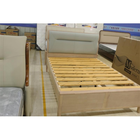 勝芳床鋪批發(fā) 雙人床 實(shí)木床 木質(zhì)雙人床 雙人板床 臥室家具 壹品家具