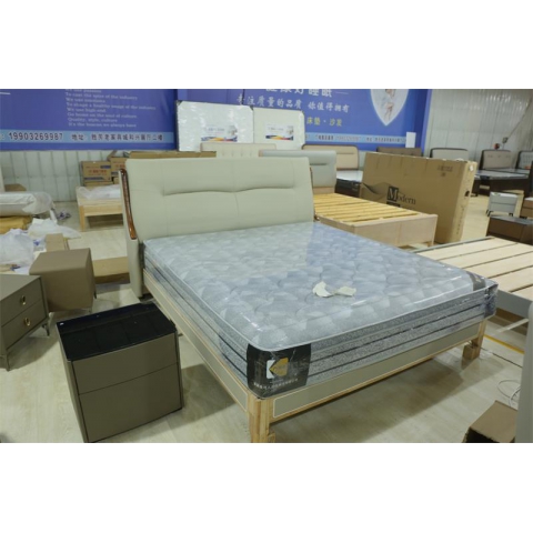 勝芳床鋪批發(fā) 雙人床 實(shí)木床 木質(zhì)雙人床 雙人板床 臥室家具 壹品家具