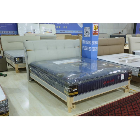 勝芳軟床批發(fā) 床頭 軟床 雙人床 臥室床 婚床 壹品家具