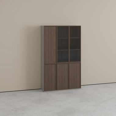 文件柜資料柜柜子儲物柜檔案柜木質帶鎖落地式保密柜辦公室書柜