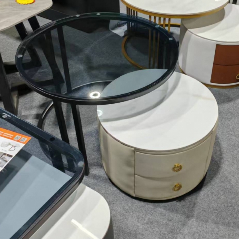 勝芳組合茶幾批發 大理石茶幾 套圓茶幾 玻璃茶幾 木板茶幾 巖板茶幾 沙發茶幾 網紅店茶幾 大小圓茶幾 強大家具