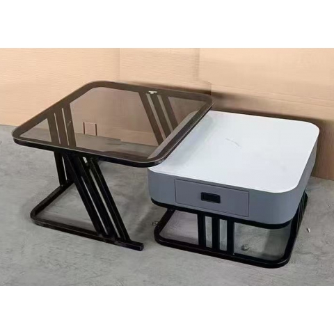 勝芳巖板茶幾批發 套幾 大小圓 組合圓茶幾 簡約 網紅茶幾 輕奢茶幾 巖板茶幾 鐵藝茶幾 宏鎧家具