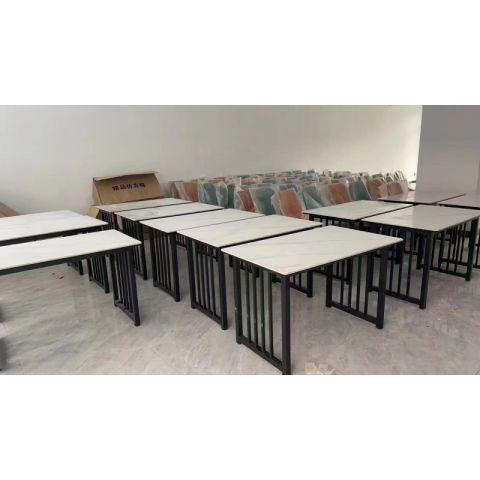勝芳酒店家具 長條桌 酒店長條桌 快餐桌 巖板桌 酒店桌 桌子 酒店餐桌 丹林家具