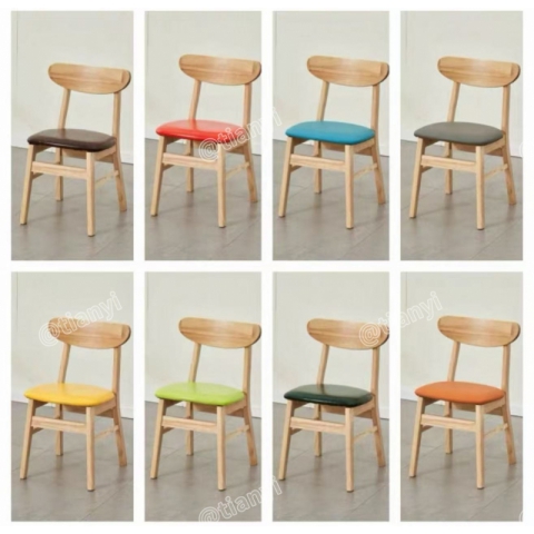 勝芳橡膠木，純實木餐桌椅，利民家具