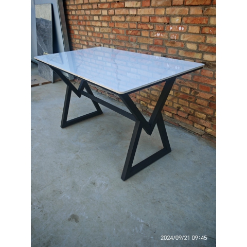 長條餐桌異形尺寸餐桌巖板餐臺巖板餐桌（可定做不同尺寸，桌腿單賣）