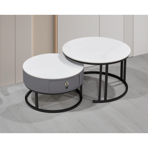 勝芳巖板茶幾批發(fā)  套幾  大小圓  組合圓茶幾 簡(jiǎn)約  網(wǎng)紅茶幾  輕奢茶幾  巖板茶幾  鐵藝茶幾  萬(wàn)鵬家具