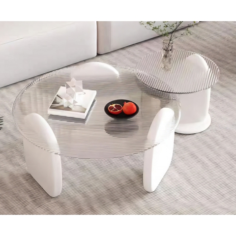 勝芳茶幾批發 板式茶幾 時尚茶幾組合 玻璃茶幾 玻璃平板茶幾 客廳茶幾 鋼化玻璃柜 六泰家具