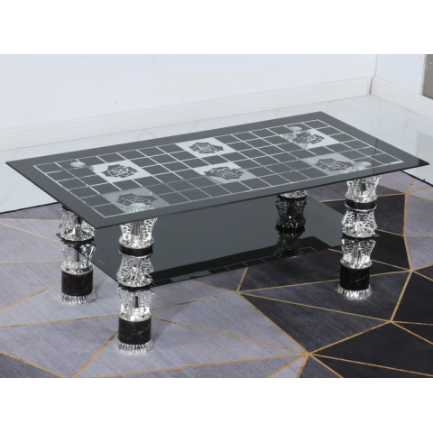 勝芳茶幾批發 板式茶幾 時尚茶幾組合 玻璃茶幾 玻璃平板茶幾 客廳茶幾 鋼化玻璃柜 六泰家具