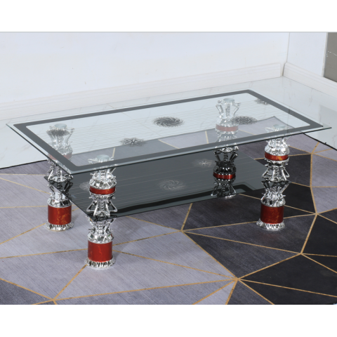 勝芳茶幾批發 板式茶幾 時尚茶幾組合 玻璃茶幾 玻璃平板茶幾 客廳茶幾 鋼化玻璃柜 六泰家具