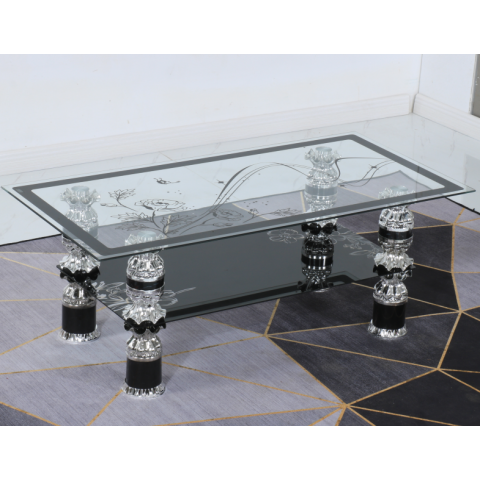 勝芳茶幾批發 板式茶幾 時尚茶幾組合 玻璃茶幾 玻璃平板茶幾 客廳茶幾 鋼化玻璃柜 六泰家具