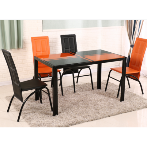 勝芳餐桌批發 玻璃餐桌 玻璃餐臺 小戶型餐桌 鋼化玻璃餐桌 時尚簡約 餐廳家具 六泰家具