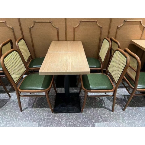 勝芳快餐桌批發鋼木餐批 鋼木餐桌椅 食堂餐桌 飯店餐桌 小吃店餐桌 學校餐桌 鋼木家具 酒店家具桌椅 餐廚家具工程定制 鑫歐俊家具