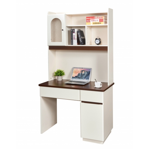 勝芳電腦桌批發 書桌書架組合 一體桌 現代簡約家用學生電腦臺式桌 臥室書柜 寫字桌子 寫字桌 寫字臺 帶抽屜電腦桌 臥室家具 兄弟家具