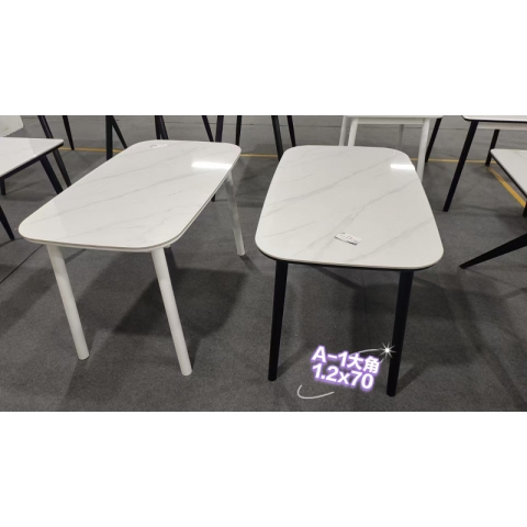 勝芳家具批發 巖板餐桌 長條餐桌 實木巖板桌 鐵腿巖板桌 快餐桌 客廳巖板桌 餐桌批發 金辰家具批發