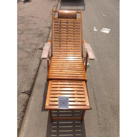 勝芳竹躺椅 折疊  搖搖椅 家用竹椅 午休 涼椅 懶人椅 老人陽臺椅 休閑逍遙藤搖椅   中正陽家具