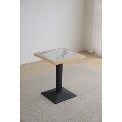 勝芳快餐桌批發 咖啡臺批發 實木餐飲桌  定制餐廳實木商用桌 鋼木餐桌 洽談桌 方桌 恒玖家具