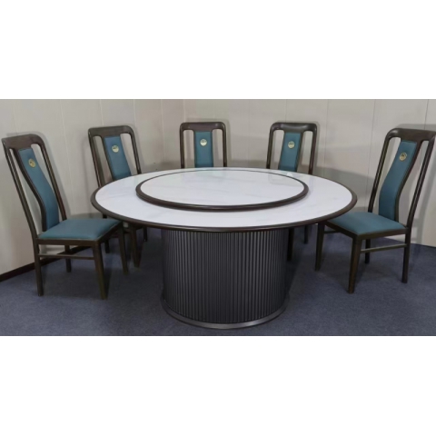 勝芳巖板大圓桌批發(fā) 酒店電動(dòng)餐桌 巖板餐桌 火鍋?zhàn)雷? 手動(dòng)大圓桌 酒店圓桌 飯店餐桌椅 轉(zhuǎn)盤桌  全程酒店家具